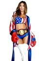 Womens Sexy Get 'Em Champ Boxer Costume Alt1