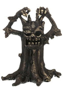 Small Spooky Light Up Tree Figurine