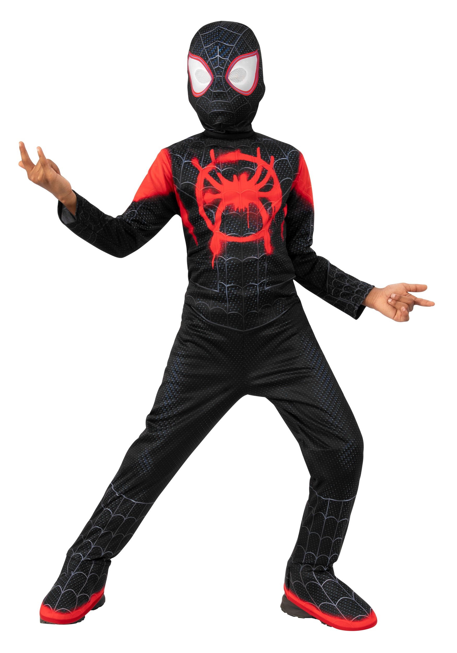 Kids 2099 Spider-Man Across the Spiderverse suit Costume Game Cosplay Clothing Unisex Kids Clothing Costumes 