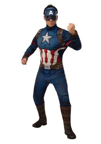 Déguisement 'Captain America' - bleu - Kiabi - 17.00€