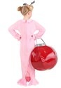 Classic Christmas Girl Costume for a Child Alt 1