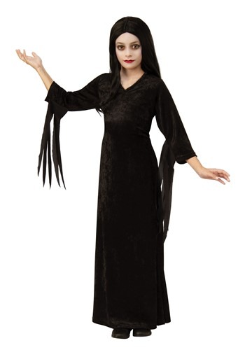 Costume Halloween donna di Morticia o Mortisia Addams adulta