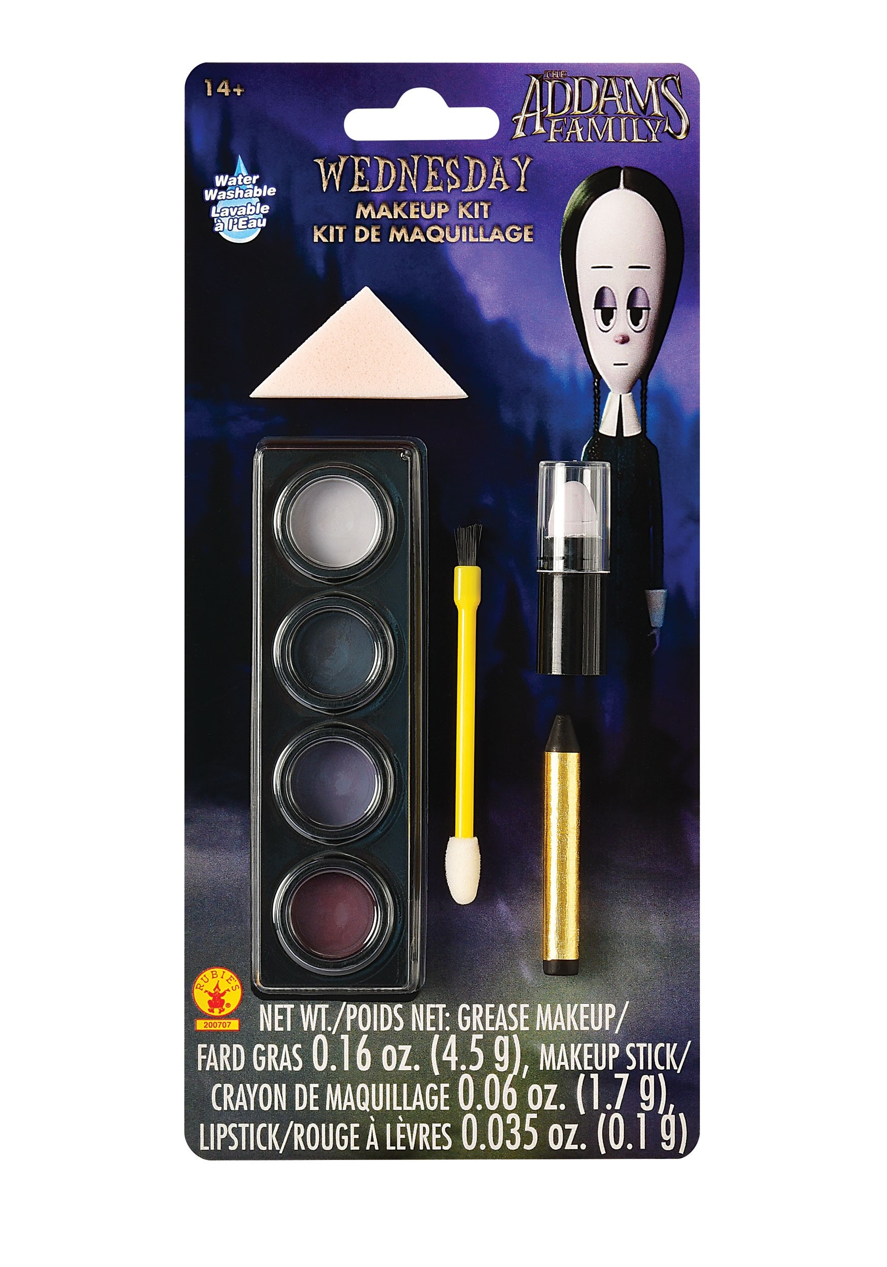 El accesorio de maquillaje de maquillaje de la familia Addams Family Kidnesday Multicolor Colombia