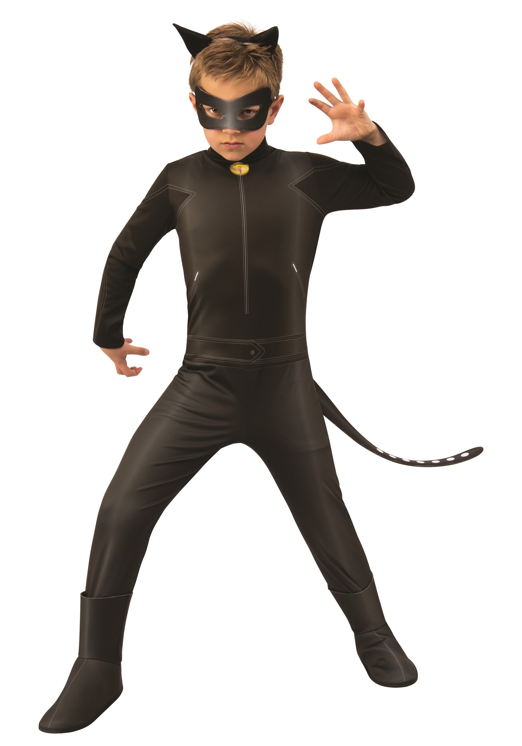 URAQT Child Ladybug Cat Noir Costume Cosplay for Kid Child Party Halloween