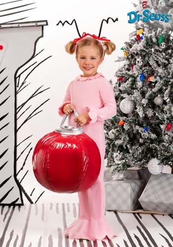 Classic Christmas Girl Costume for a Toddler_