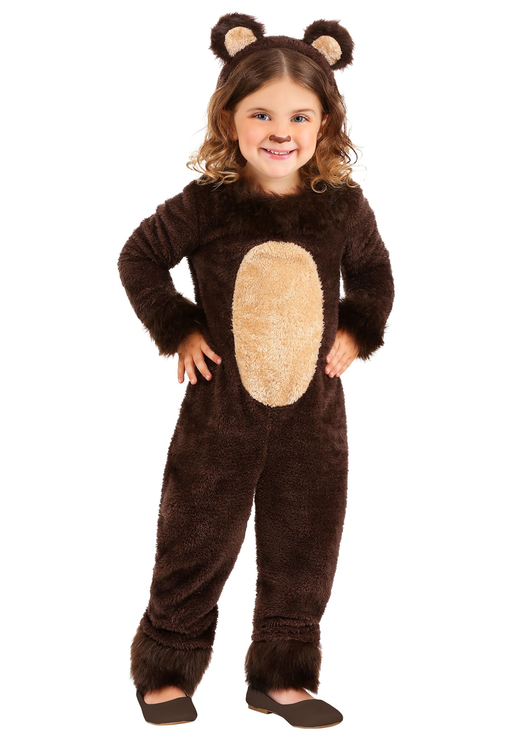 Disfraz de oso marrón para niños pequeños Multicolor