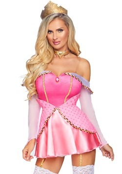 Tiara G5 Ladies Princess Aurora Sleeping Beauty Fancy Dress Halloween Costume