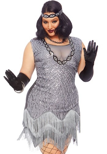 Roaring Roxy Flapper Costume Women's Plus Size 