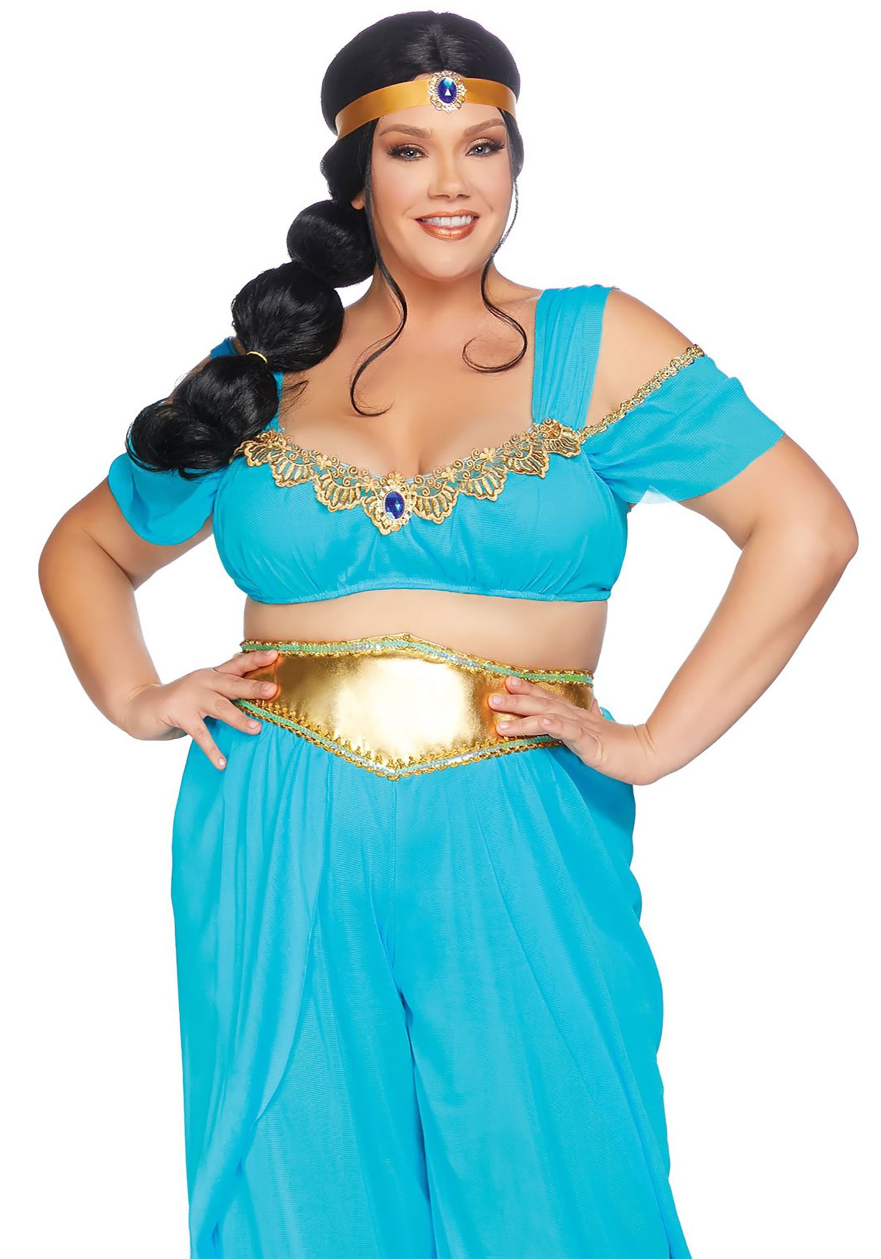 Plus Size Sexy Desert Princess Costume For Adults