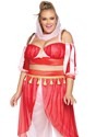 Womens Plus Dreamy Genie Costume Alt 1