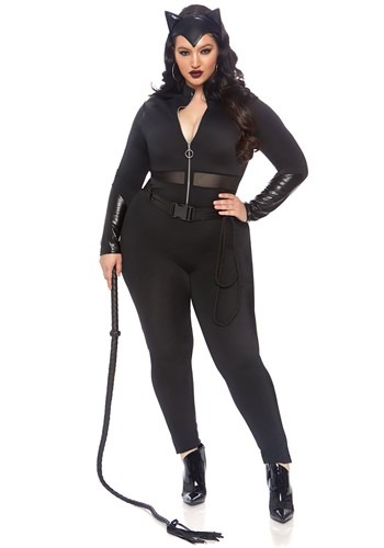 Womens Plus Sultry Supervillian Costume