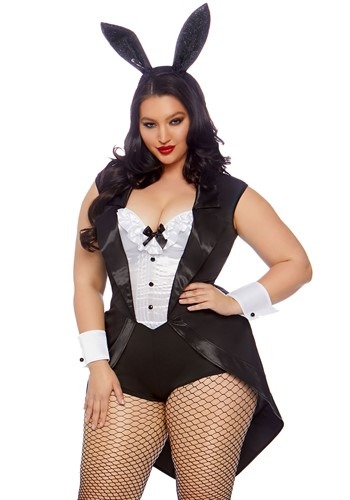 Women's Plus Size Play Time Bunny Costume