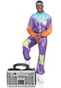 Men's Awesome 80's Ski Suit Costume Alt 2