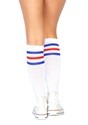 Red and Blue Striped Athletic Socks2