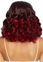 Women's Curly Ombre Burgundy Wig Alt 2