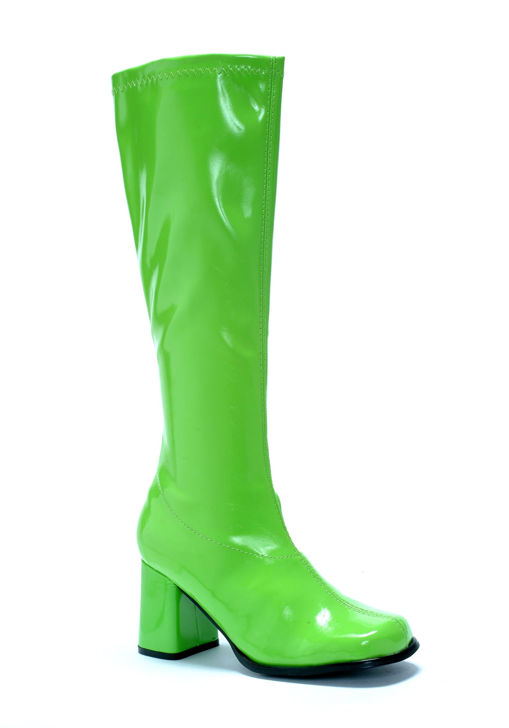 Botas de gogo verde para mujeres Multicolor
