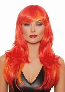 Deluxe Orange Wig