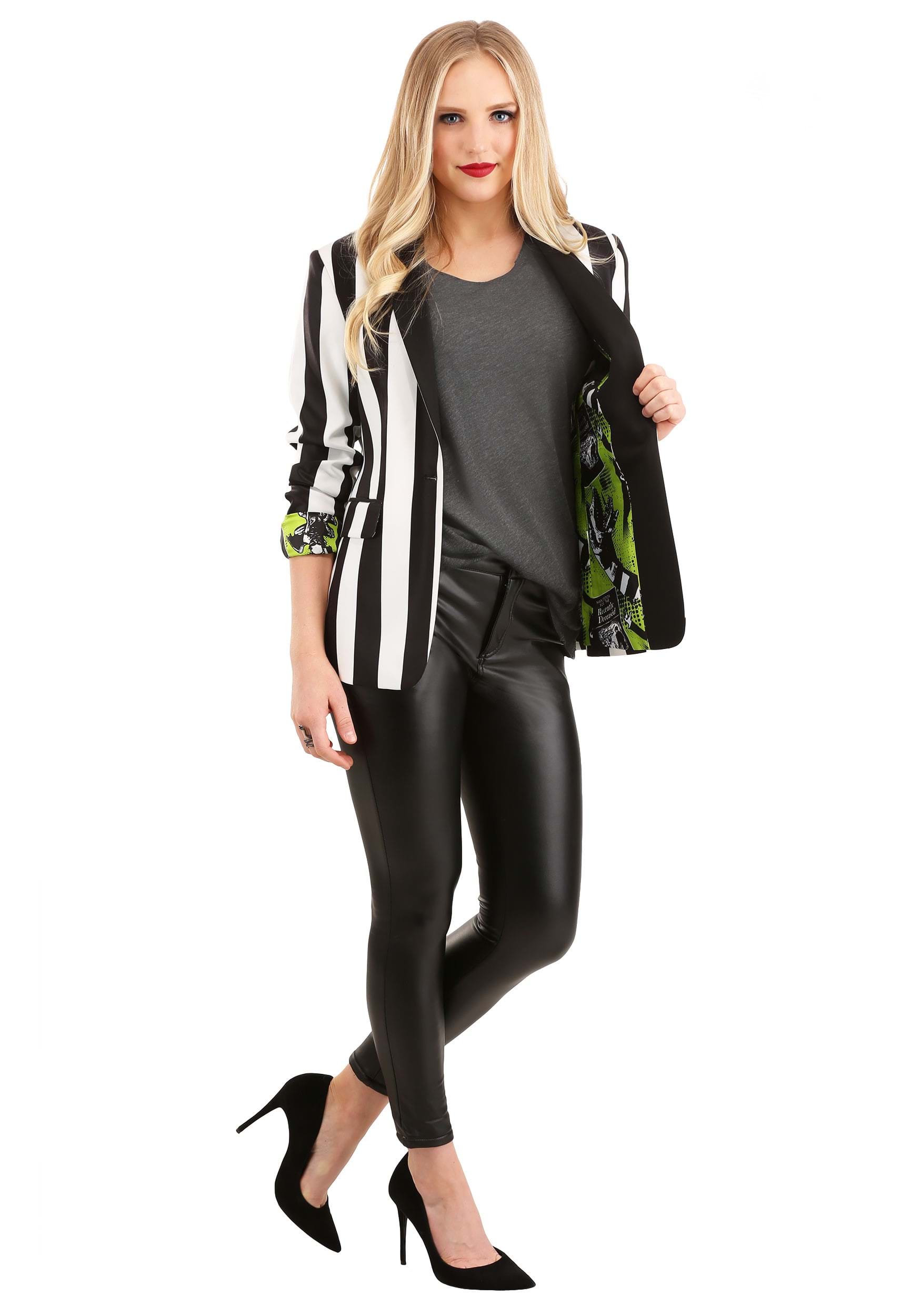 Beetlejuice Women's Suit Blazer | Halloween Clothing