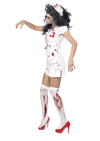 6 pièces Mardi Gras Costume De Mask Paradise Zombie Nurse Costume 80015 