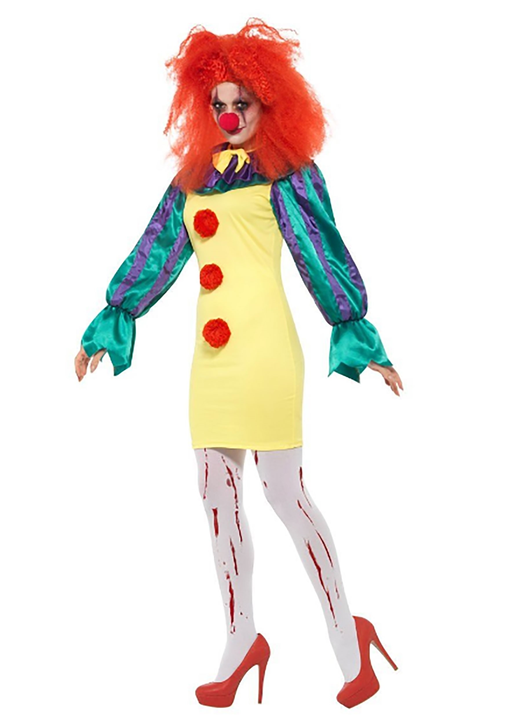 Adult Classic Horror Clown Costume Evil Clown Costumes