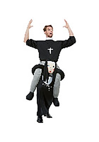 Adult's Piggyback Nun Costume