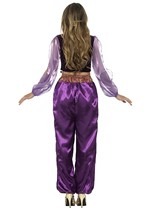 Womens Purple Belly Dancer Costume Alt 1
