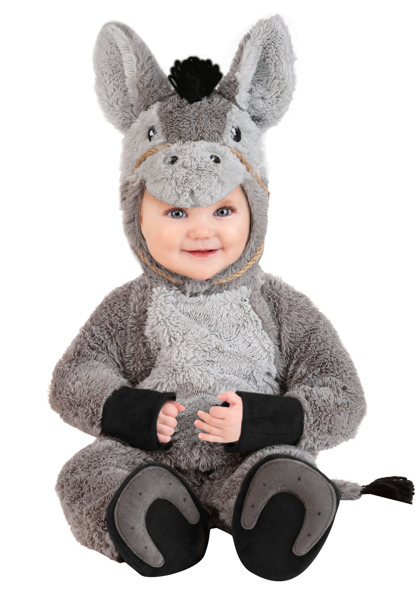 Photos - Fancy Dress FUN Costumes Donkey Costume for Infants Gray