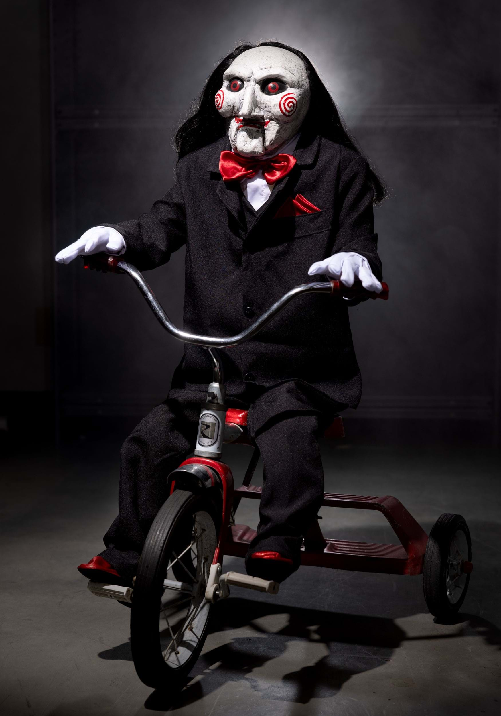 Saw Jigsaw Billy The Puppet Cosplay Complete Set Suit/Mask –