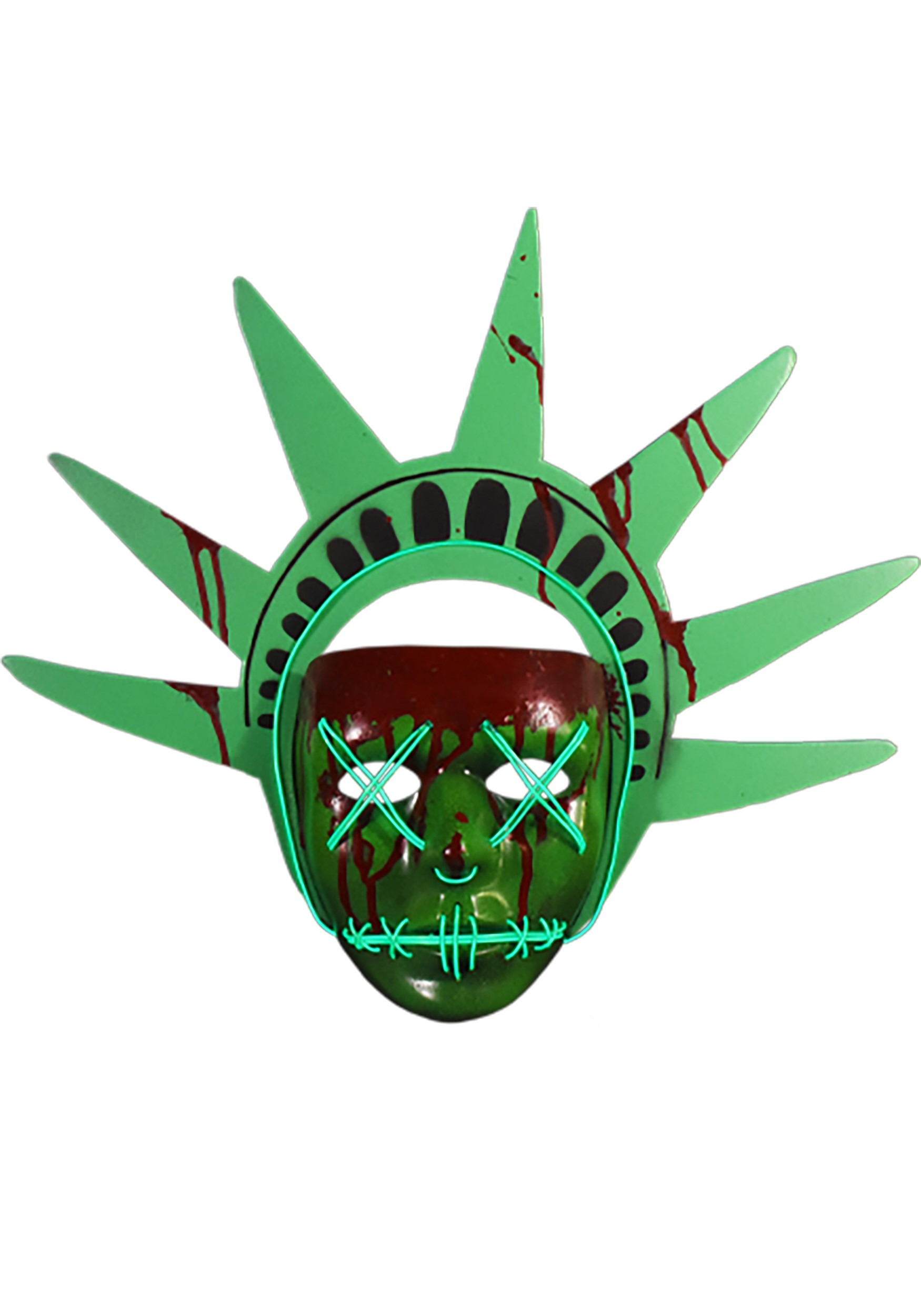 Lady Liberty Light Up Mask de la purga Multicolor Colombia