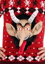 Adult 3D Krampus Head Unisex Ugly Christmas Sweater alt6