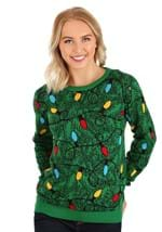 3D Squirrel in the Christmas Tree Adult Ugly Sweater Alt 5