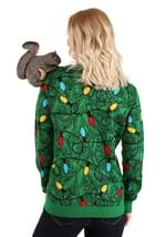 3D Squirrel in the Christmas Tree Adult Ugly Sweater Alt 6