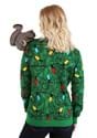 Adult 3D Squirrel in the Christmas Tree Ugly Sweat Alt 7