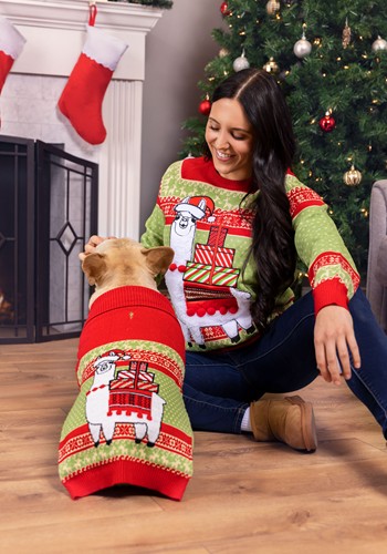Christmas Llama Adult Ugly Sweater | Christmas Ugly Sweaters