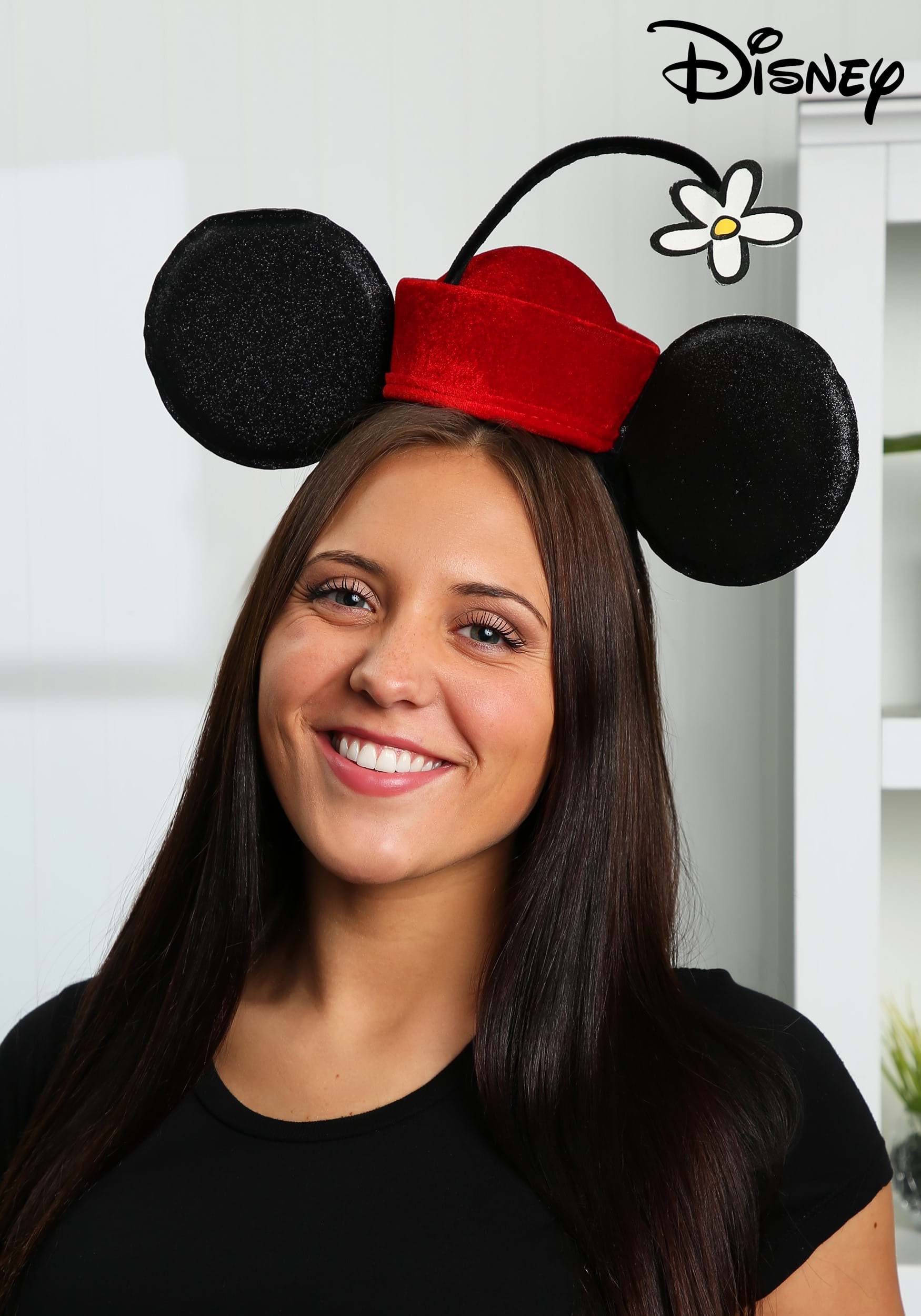 Cita Desacuerdo desfile Minnie Mouse Vintage Flower Costume Hat