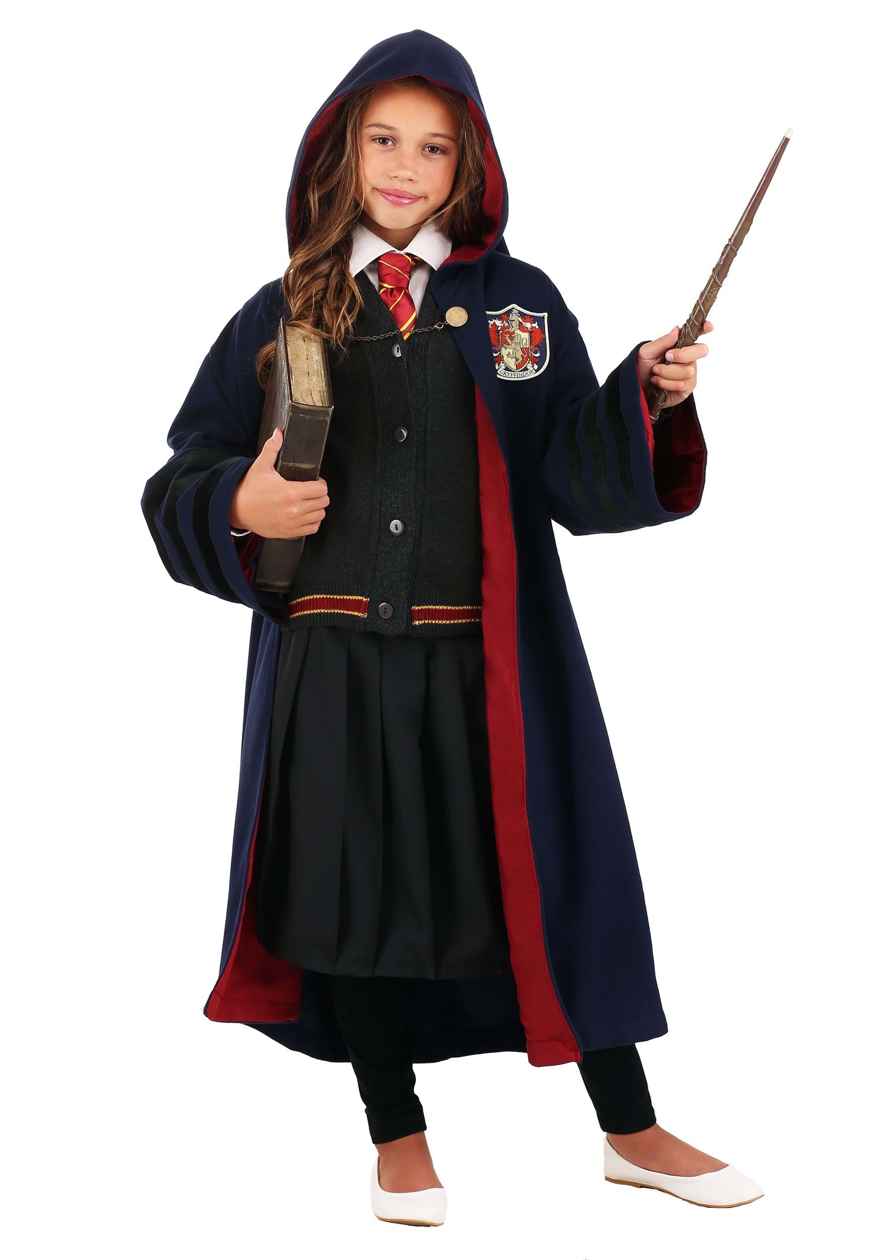 Details about   Children Potter Cosplay Costume Gryffindor Robe Cloak Scarf Wand Magic Stick Tie 