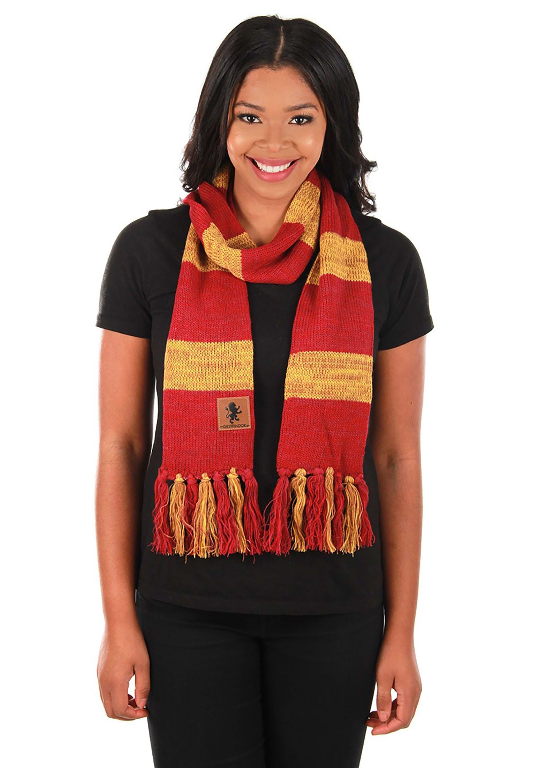 Harry Potter Gryffindor House Knit Scarf Cosplay Costume Wrap Warm Xmas Gift 
