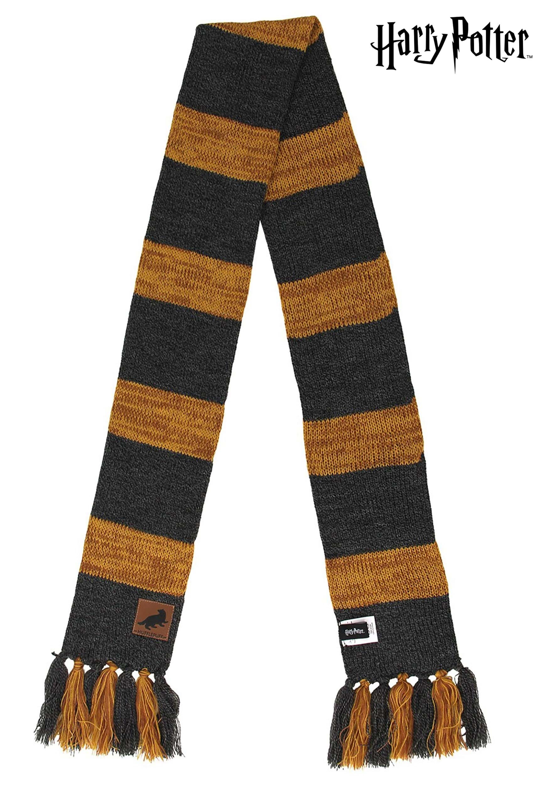 Official Harry Potter Hogwarts Extra Wide Acrylic Scarf With Embroidered Crest 