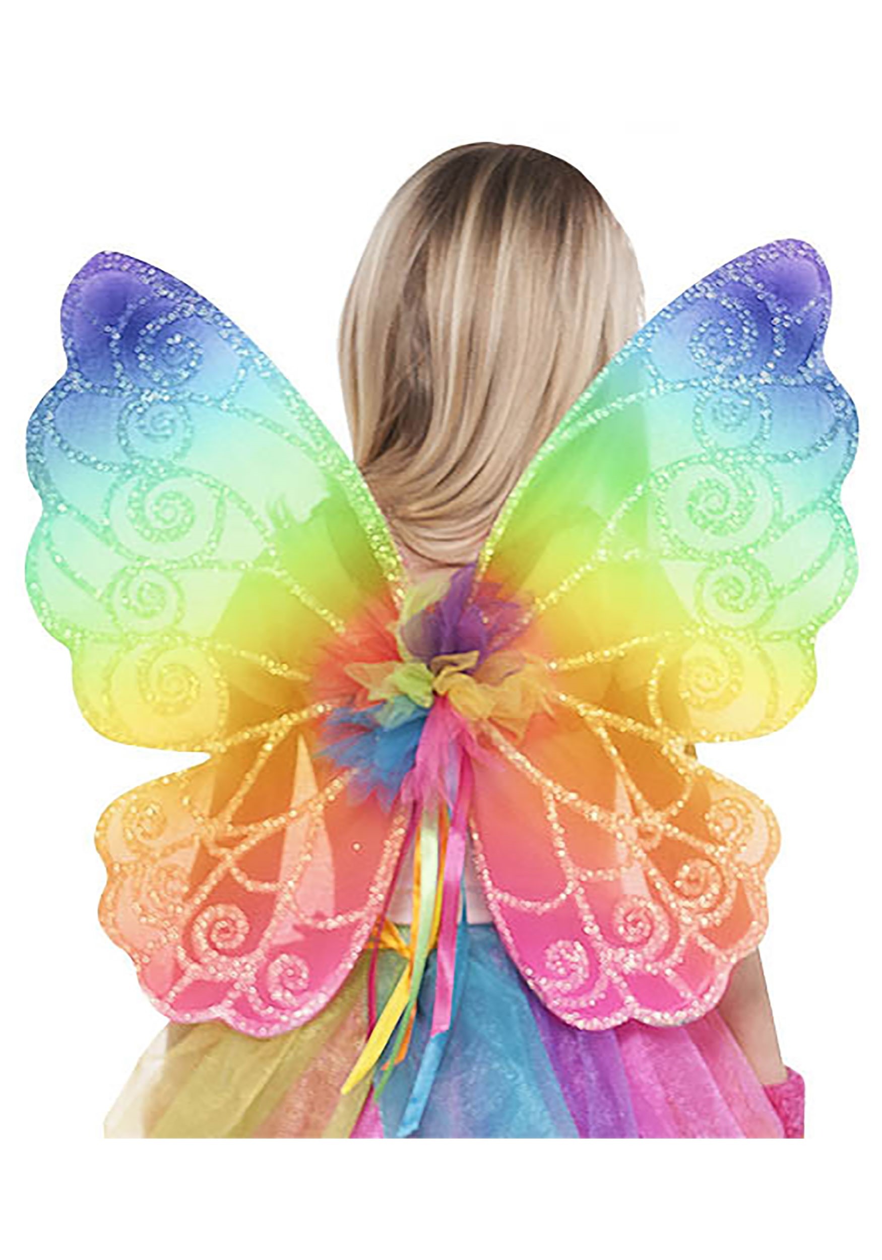 rainbow fairy wings