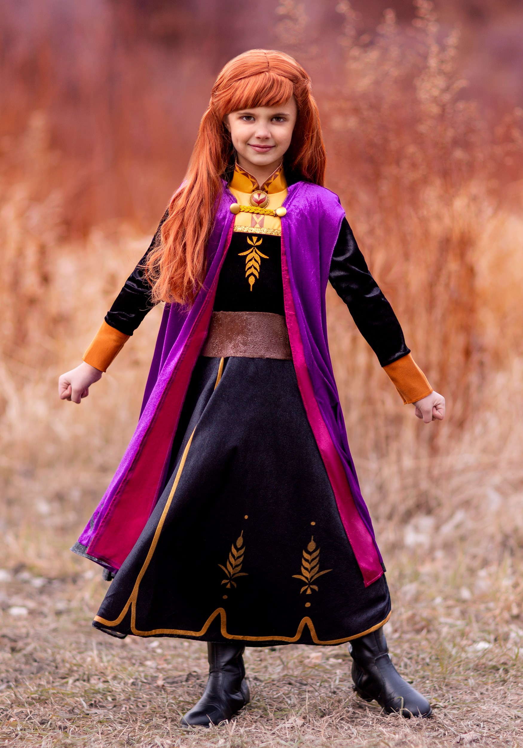 Buy DisguiseDisney Frozen 2 Anna Costume for Girls, Prestige Glam Dress and  Cape Outfit Online at desertcartINDIA