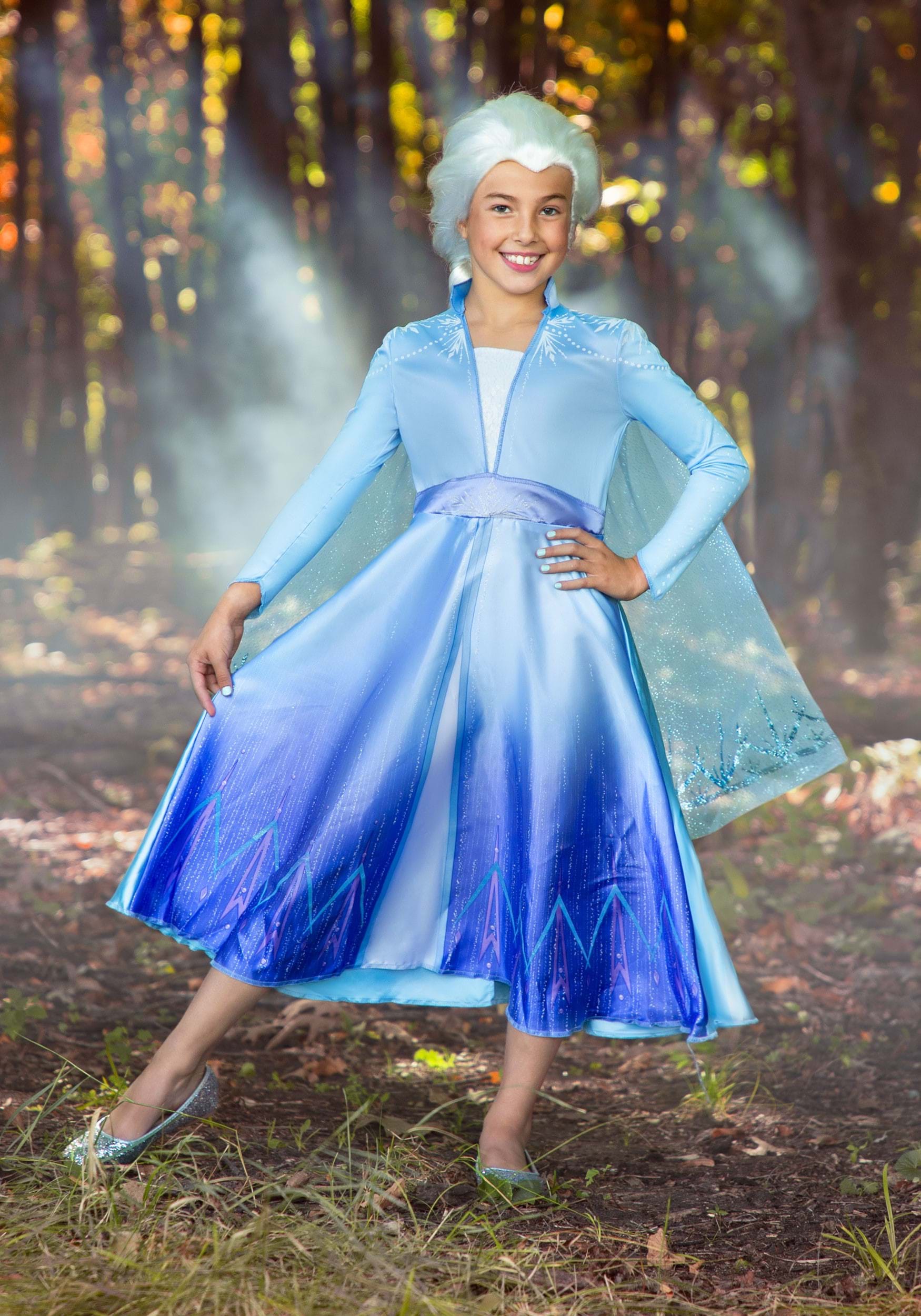 Disfraz de disne de Deluxe Disney Frozen 2 Girls Elsa Multicolor