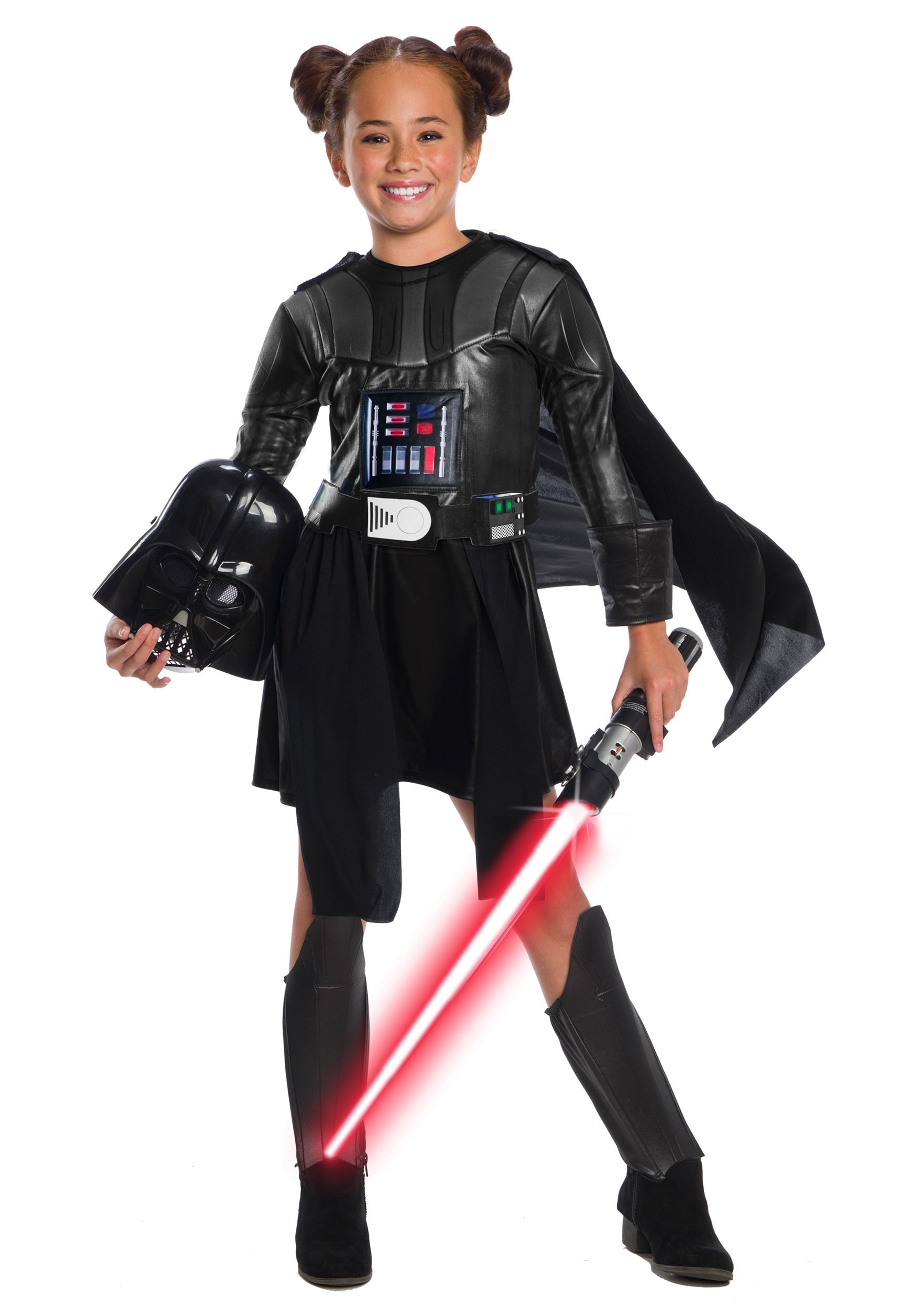 Darth Vader Accessory Kit Child Costume Mask Cape Breathing Device Hallowee...