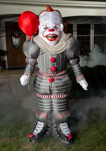 Men's Creepy Pennywise Clown Halloween Horror Film Fancy Dress Costume