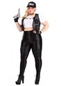 Plus Size Women's SWAT Officer Costume Alt 3