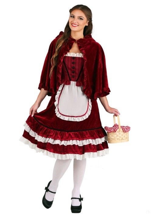 Classic Red Riding Hood Costume for Women