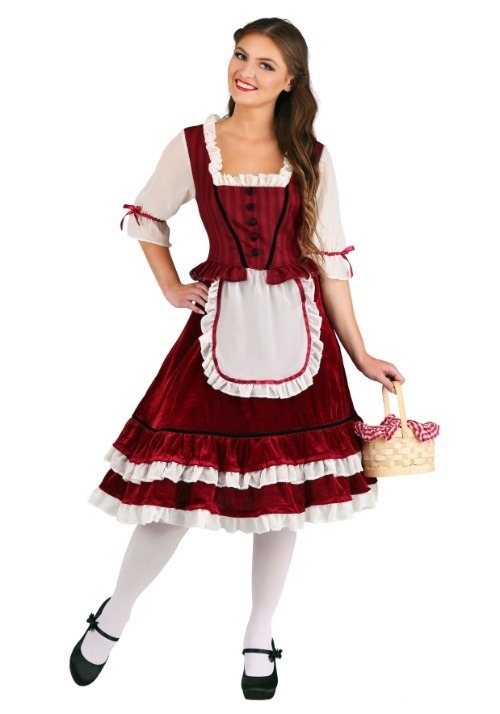 Classic Red Riding Hood Costume for Women