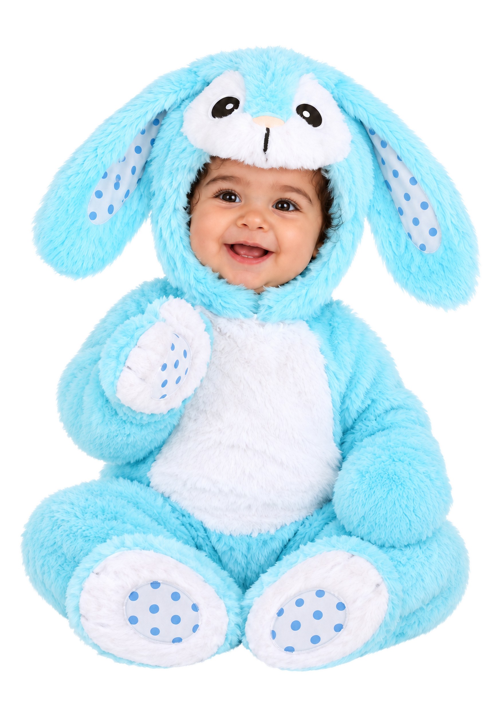 Infant Fluffy Blue Bunny Costume | Kid's Bunny Costumes