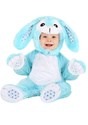 Baby Fluffy Blue Bunny Costume
