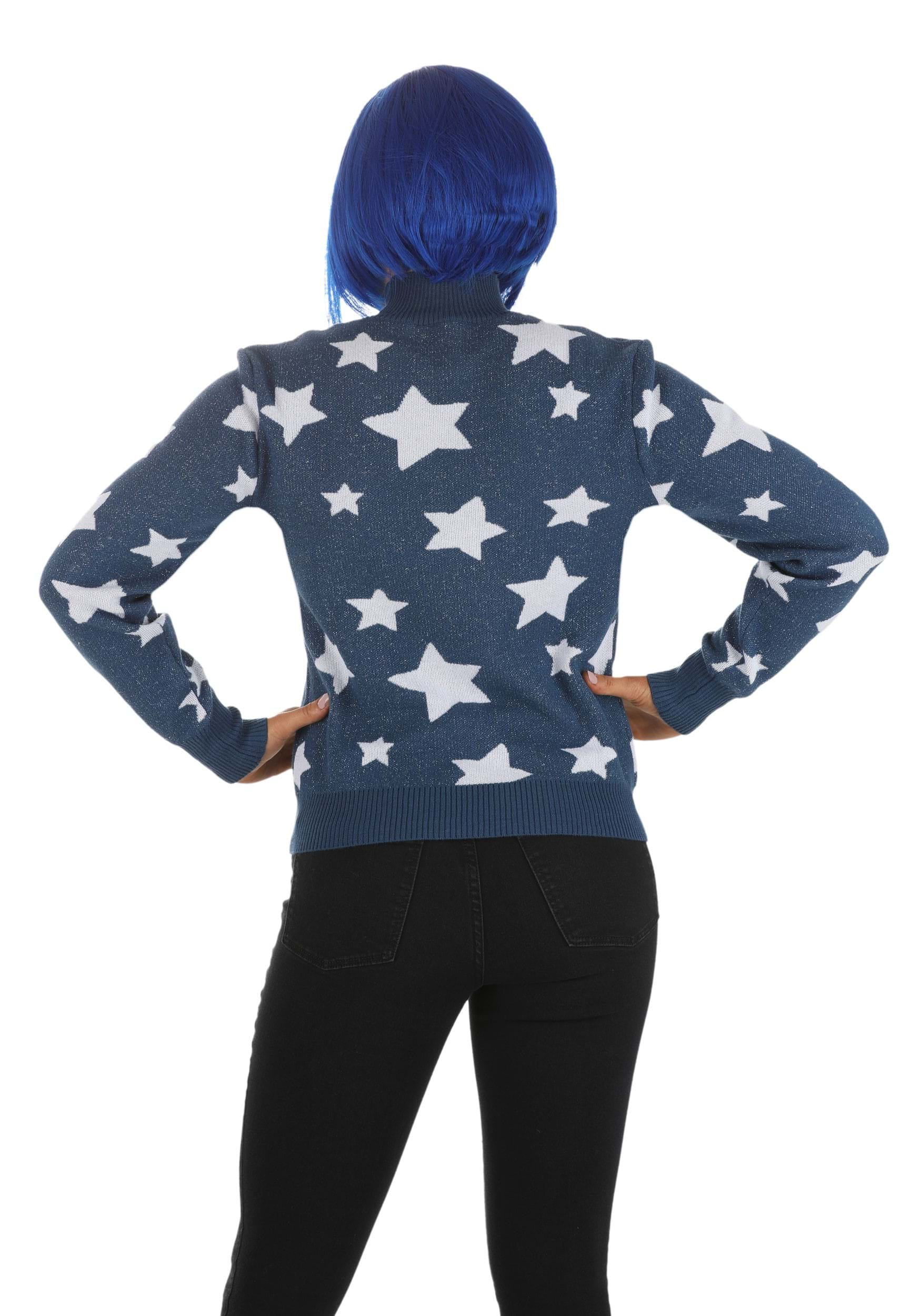 Coraline Blue Star Sweater Costume