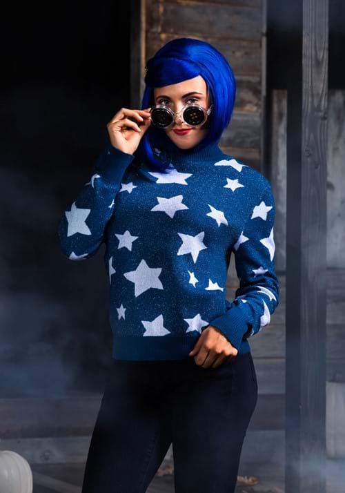 Coraline Blue Star Sweater Costume